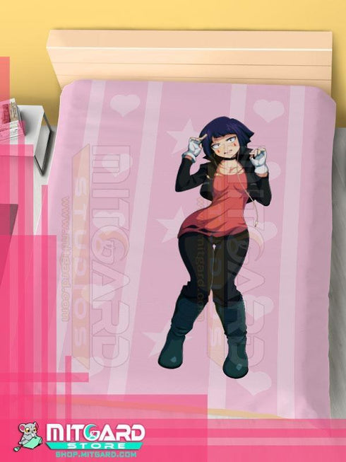 MY HERO ACADEMIA Kyouka Jiro - Bed Sheet or Duvet Cover Anime videogame - Flat bed sheet / 120cm x 200cm / Poplin - 3